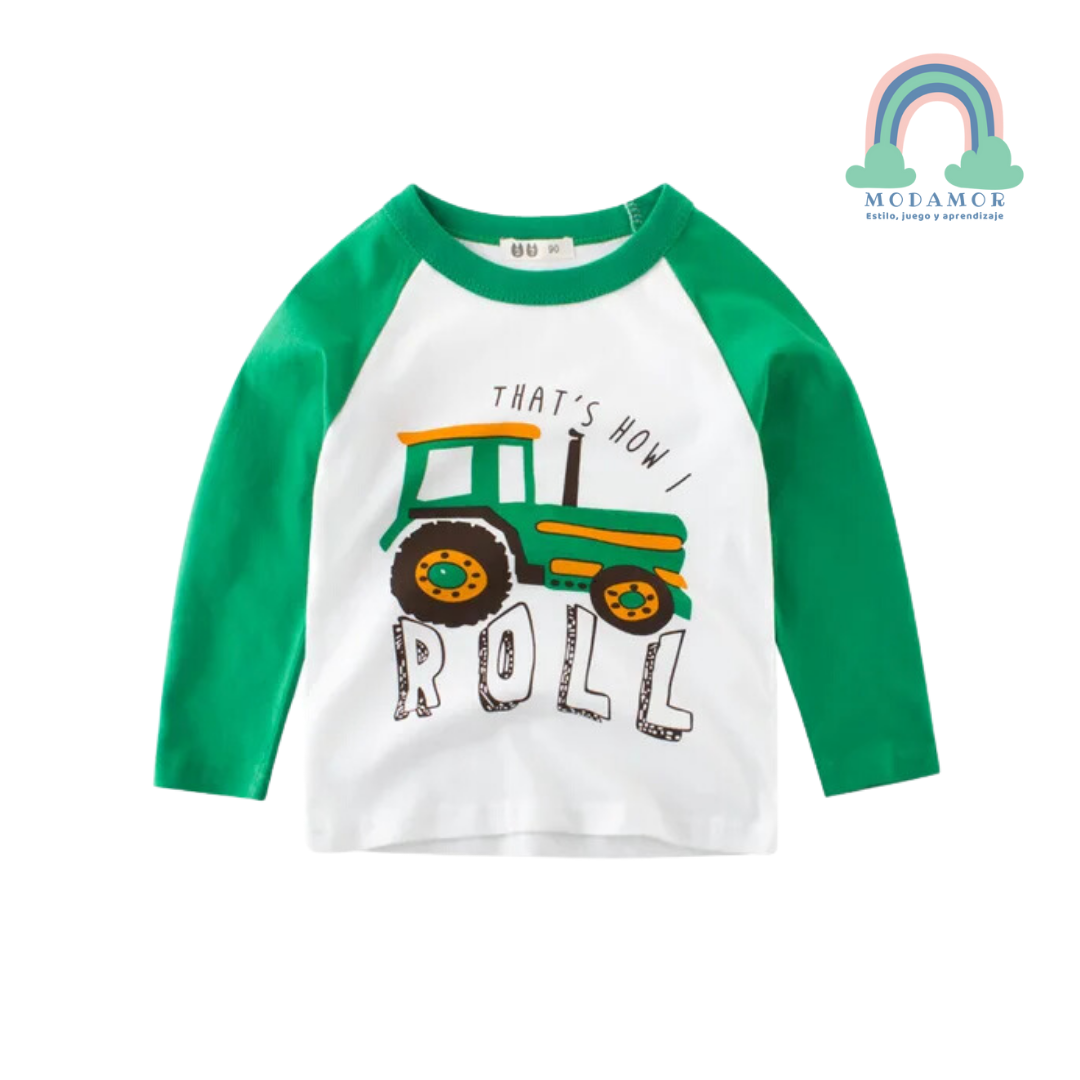 Polera Manga Larga