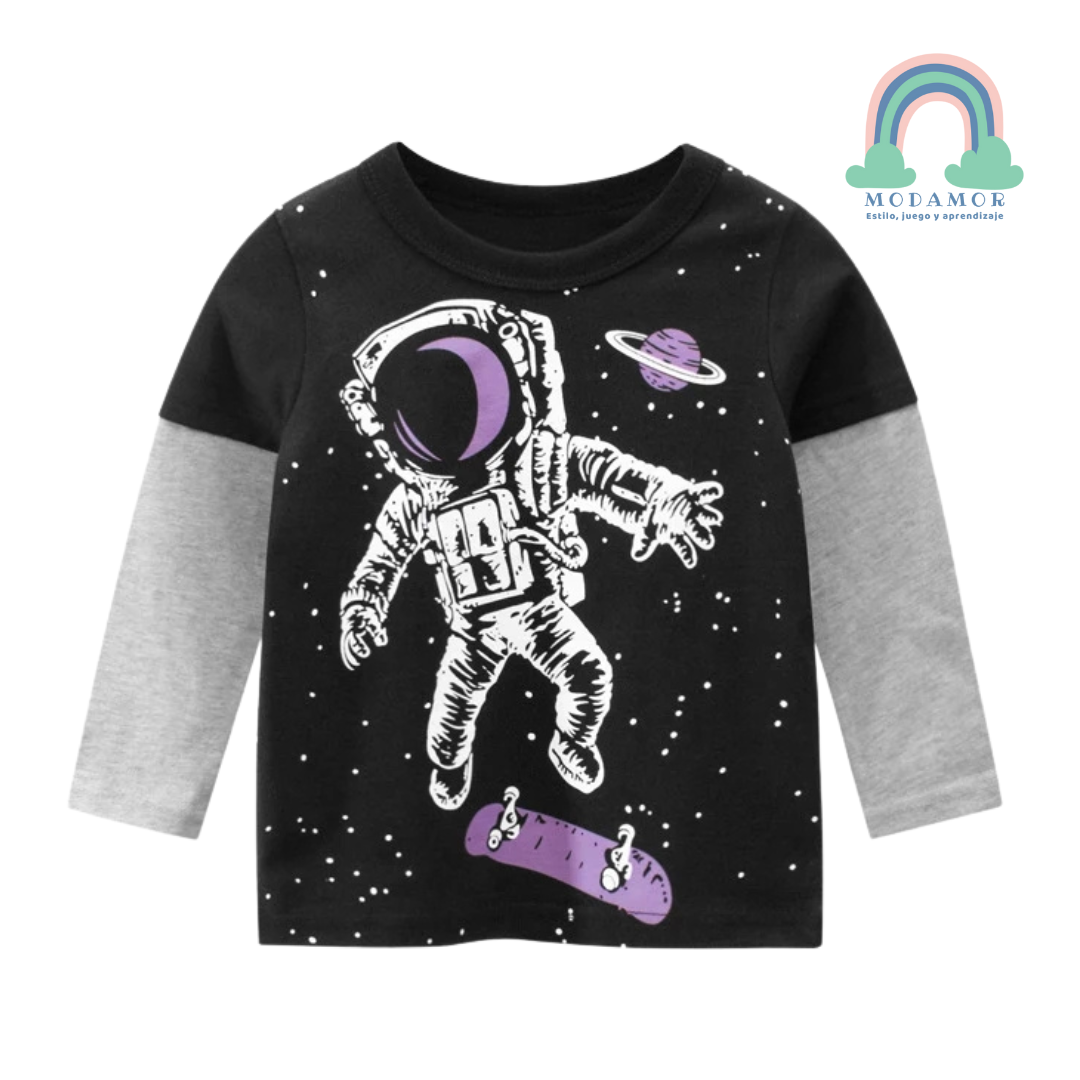 Polera Manga Larga
