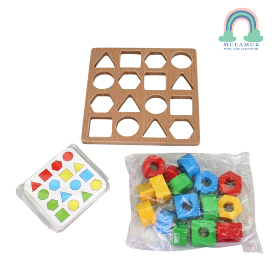 Juego de Asociación de Figuras y Colores